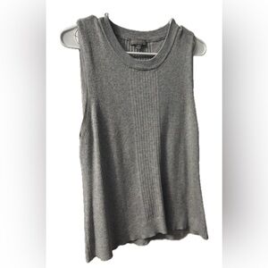 Chic Gray Sleeveless Top